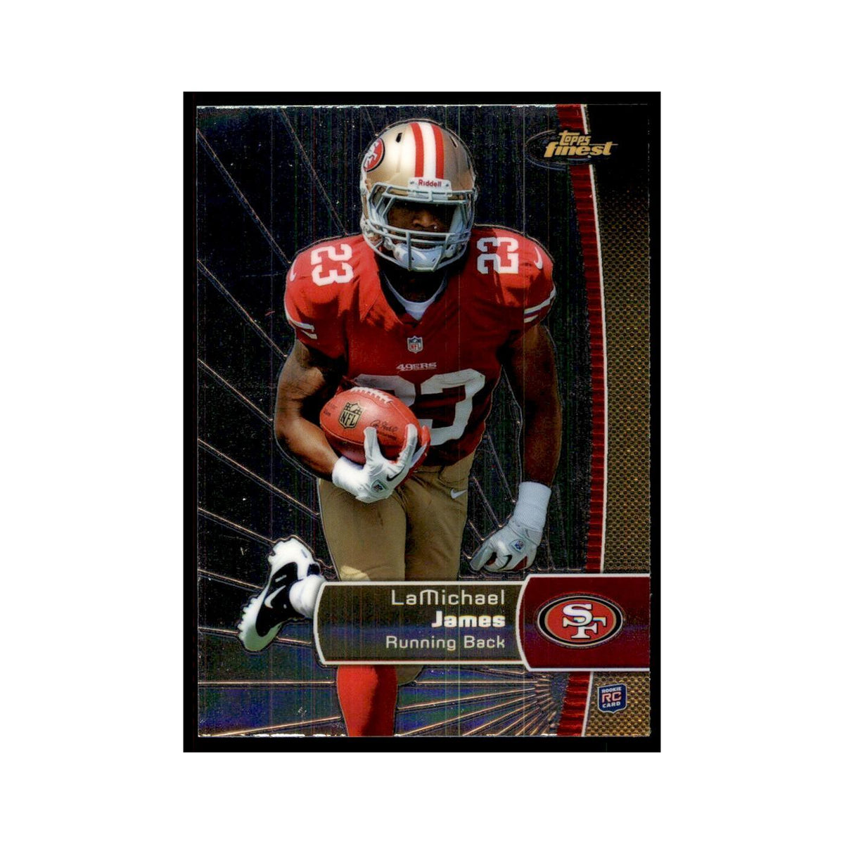 LaMichael James Rookie 2012 Topps Finest #112 San Francisco 49ers NM