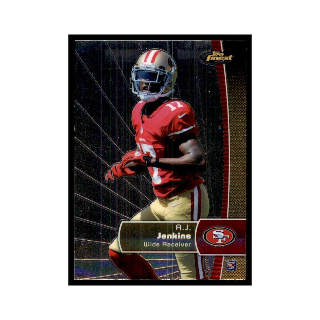 A.J. Jenkins Rookie 2012 Topps Finest #111 San Francisco 49ers Football Card NM