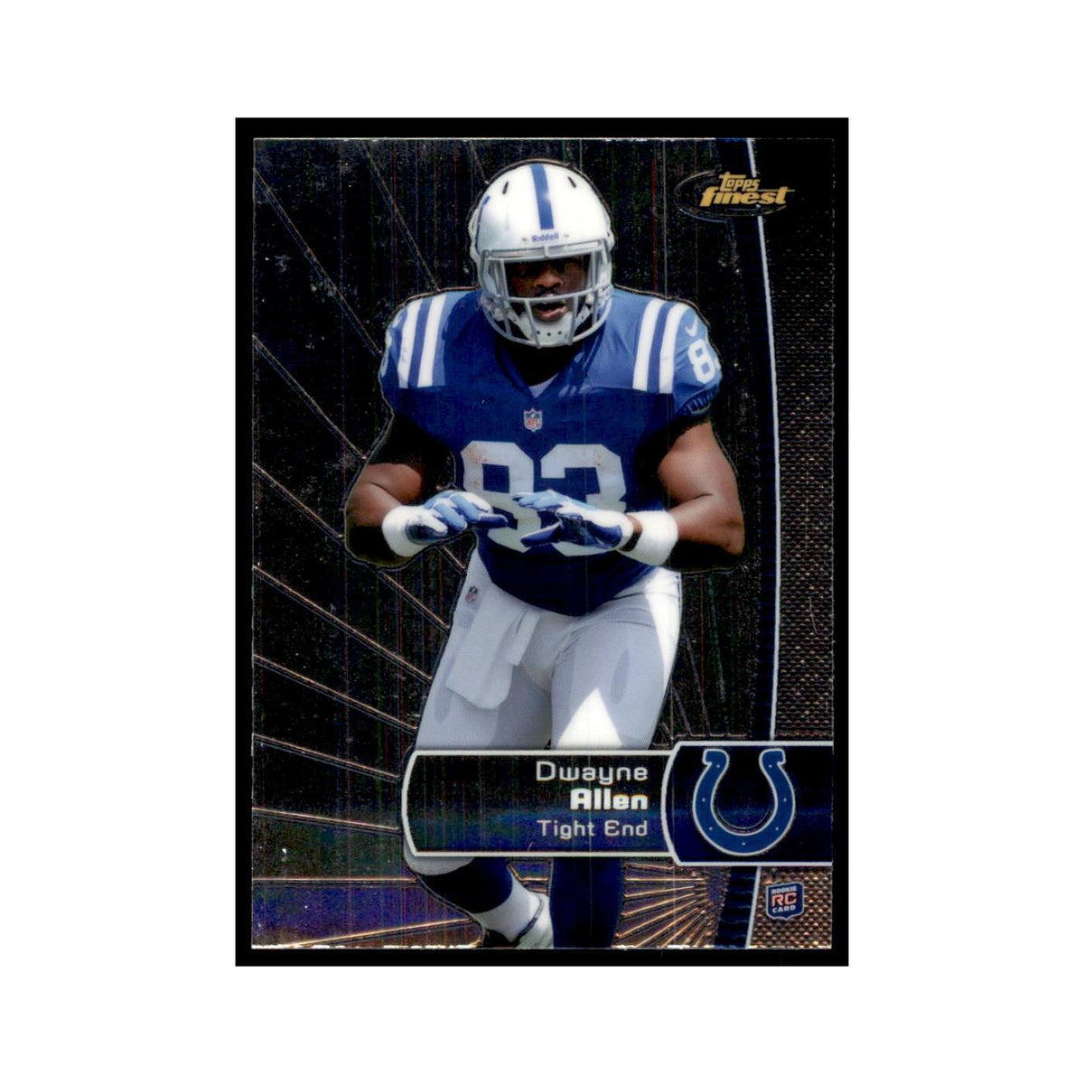 Dwayne Allen Rookie 2012 Topps Finest #131 Indianapolis Colts Football Card NM