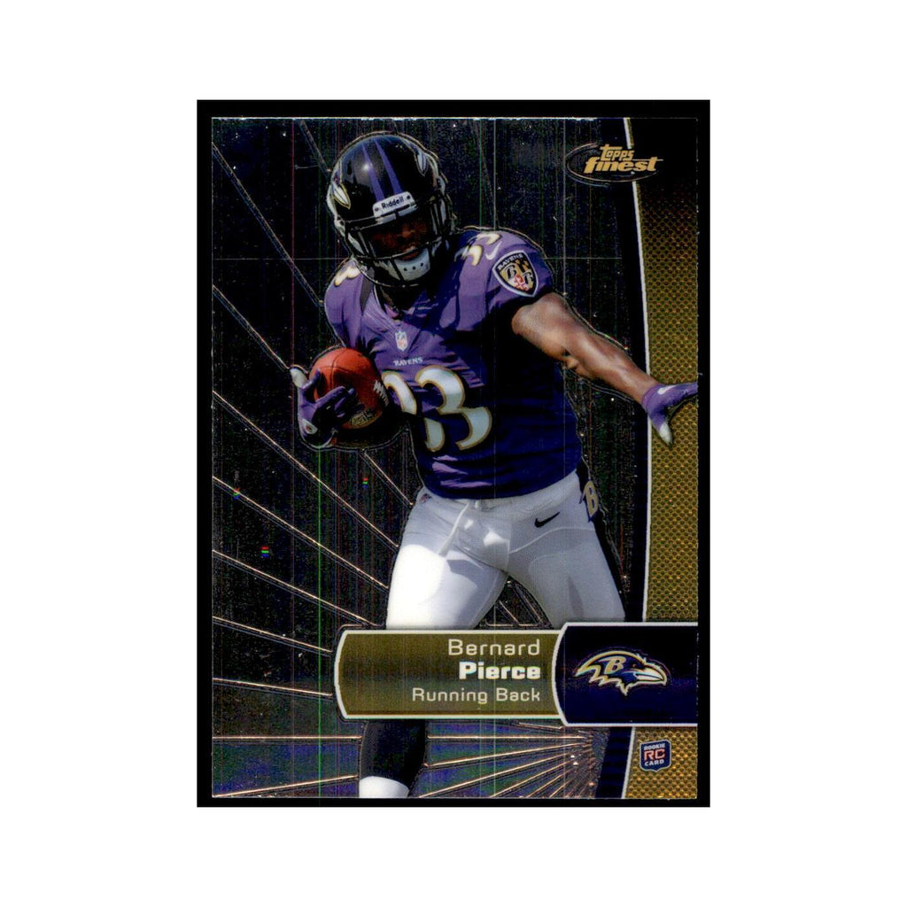 Bernard Pierce Rookie 2012 Topps Finest #113 Baltimore Ravens Football Card NM