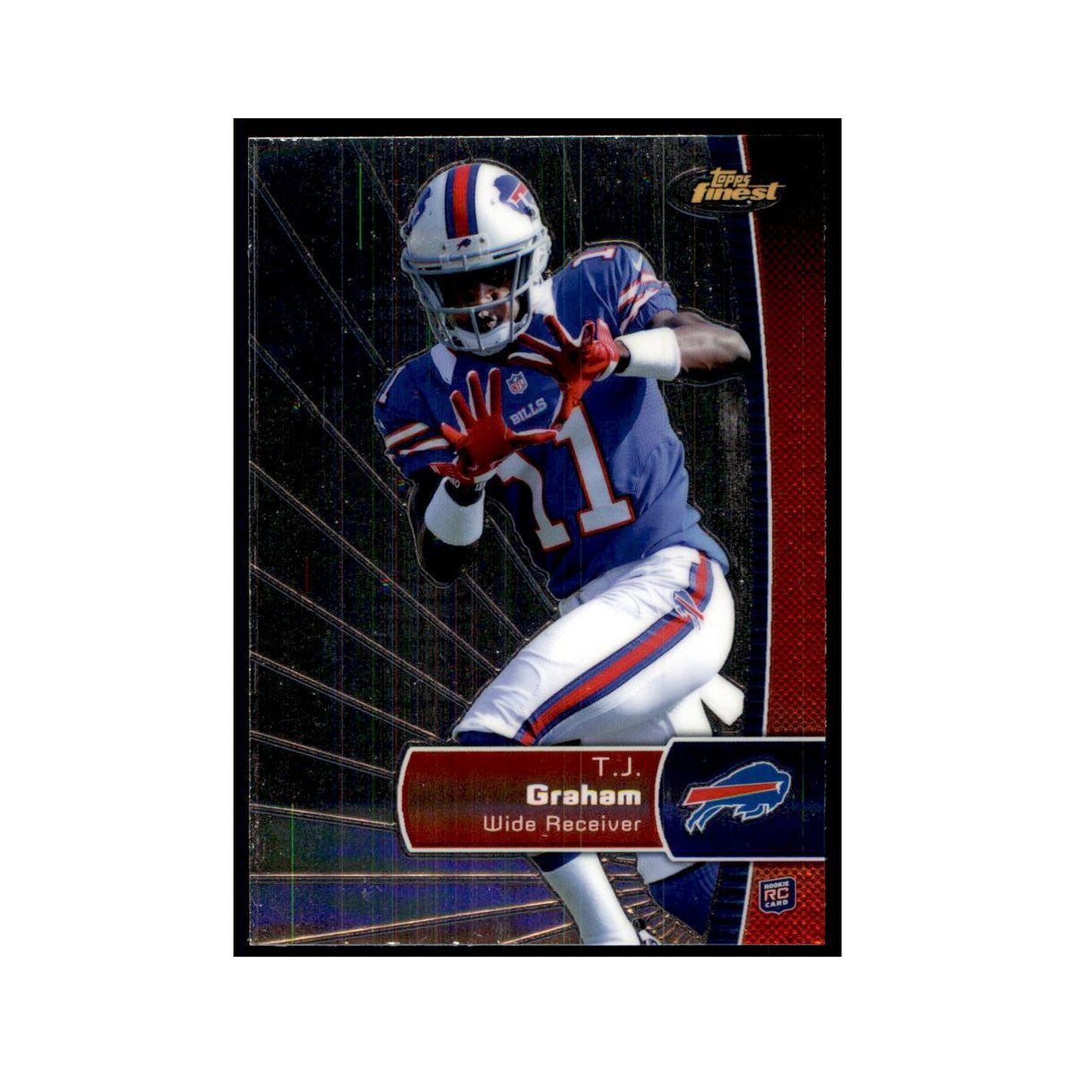 T.J. Graham Rookie 2012 Topps Finest #134 Buffalo Bills Football Card NM
