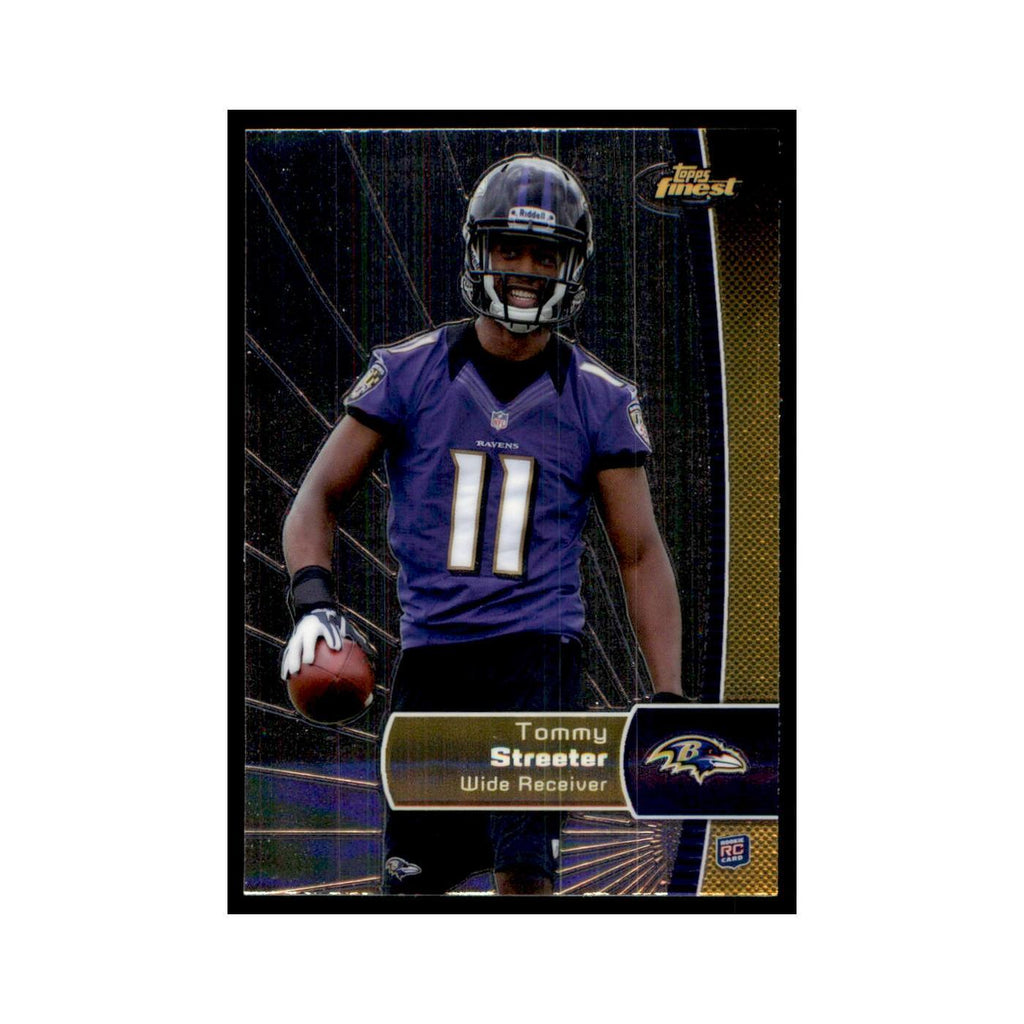 Tommy Streeter Rookie 2012 Topps Finest #150 Baltimore Ravens Football Card NM