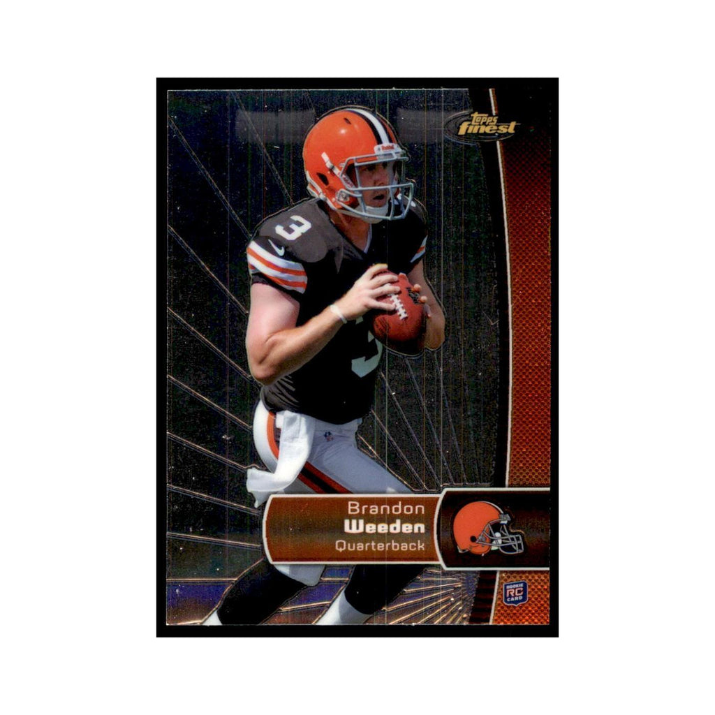 Brandon Weeden Rookie 2012 Topps Finest #102 Cleveland Browns Football Card NM