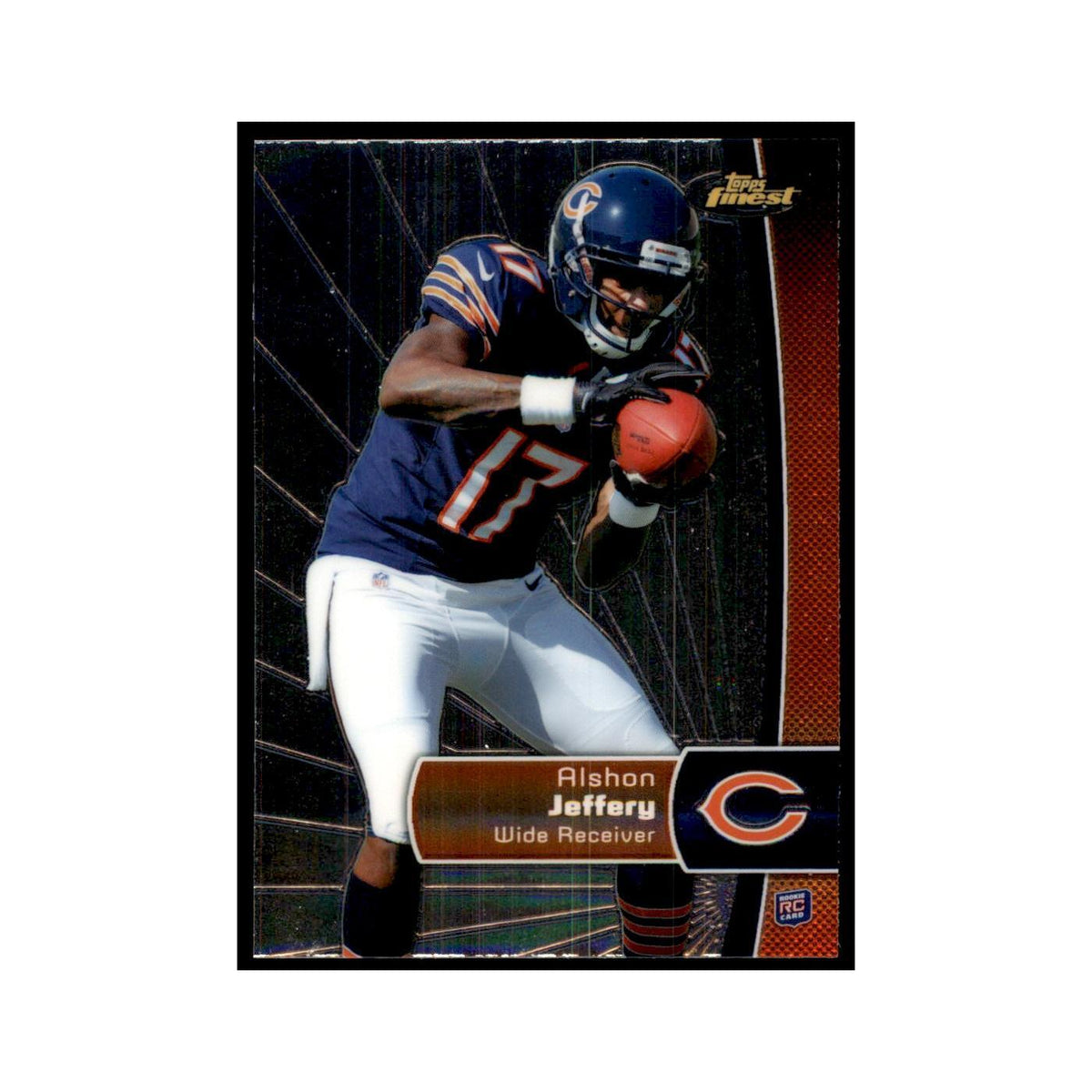 Alshon Jeffery Rookie 2012 Topps Finest #119 Chicago Bears Football Card NM