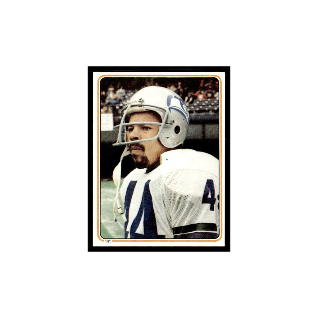 John Harris 1983 Topps Stickers #141 Seattle Seahawks Football Card EX