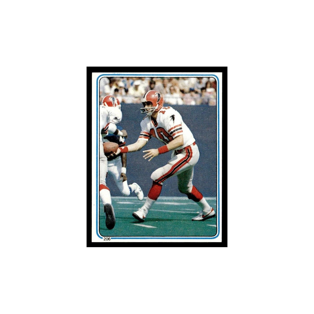Steve Bartkowski 1983 Topps Stickers #206 Atlanta Falcons Football Card EX