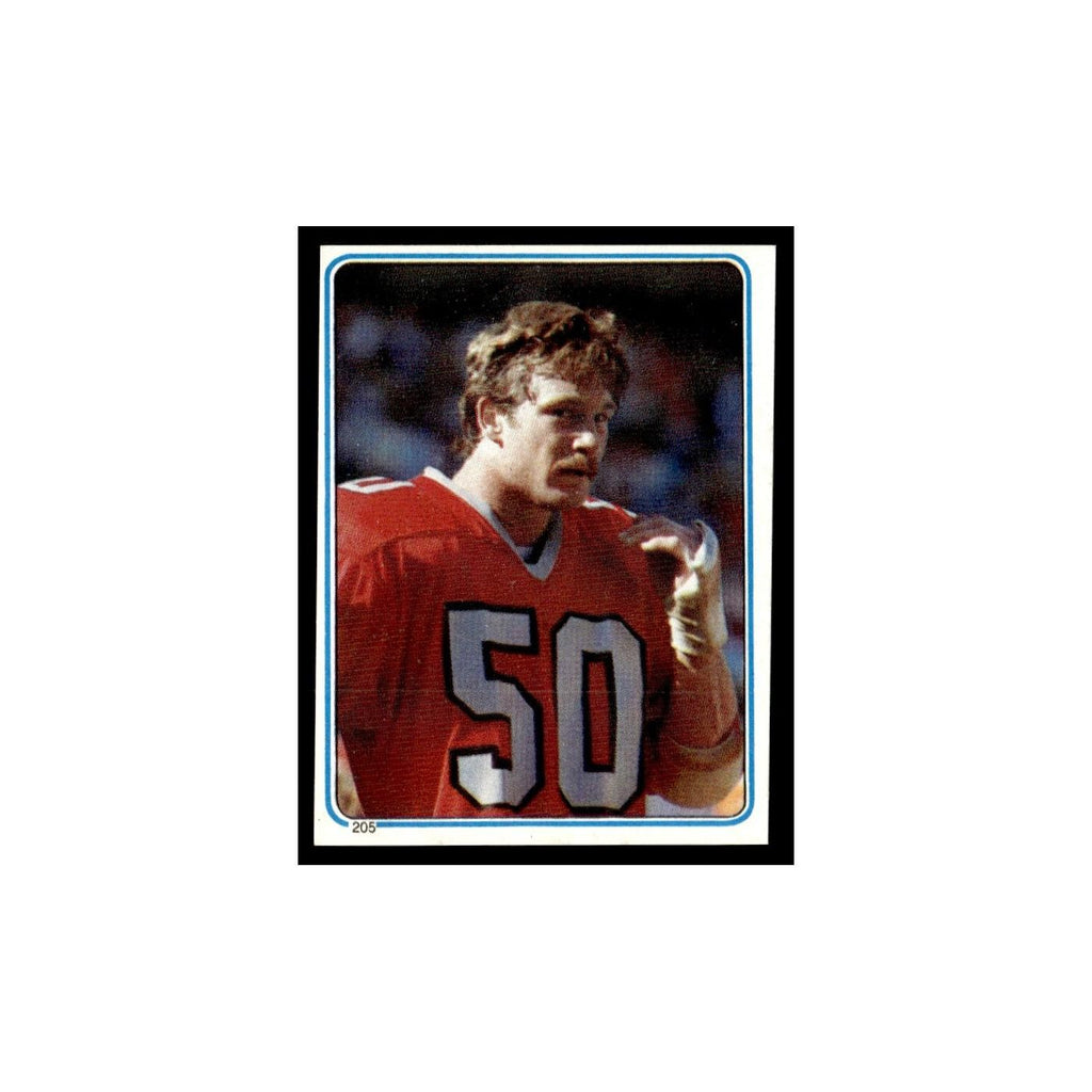 Buddy Curry 1983 Topps Stickers #205 Atlanta Falcons Football Card EX