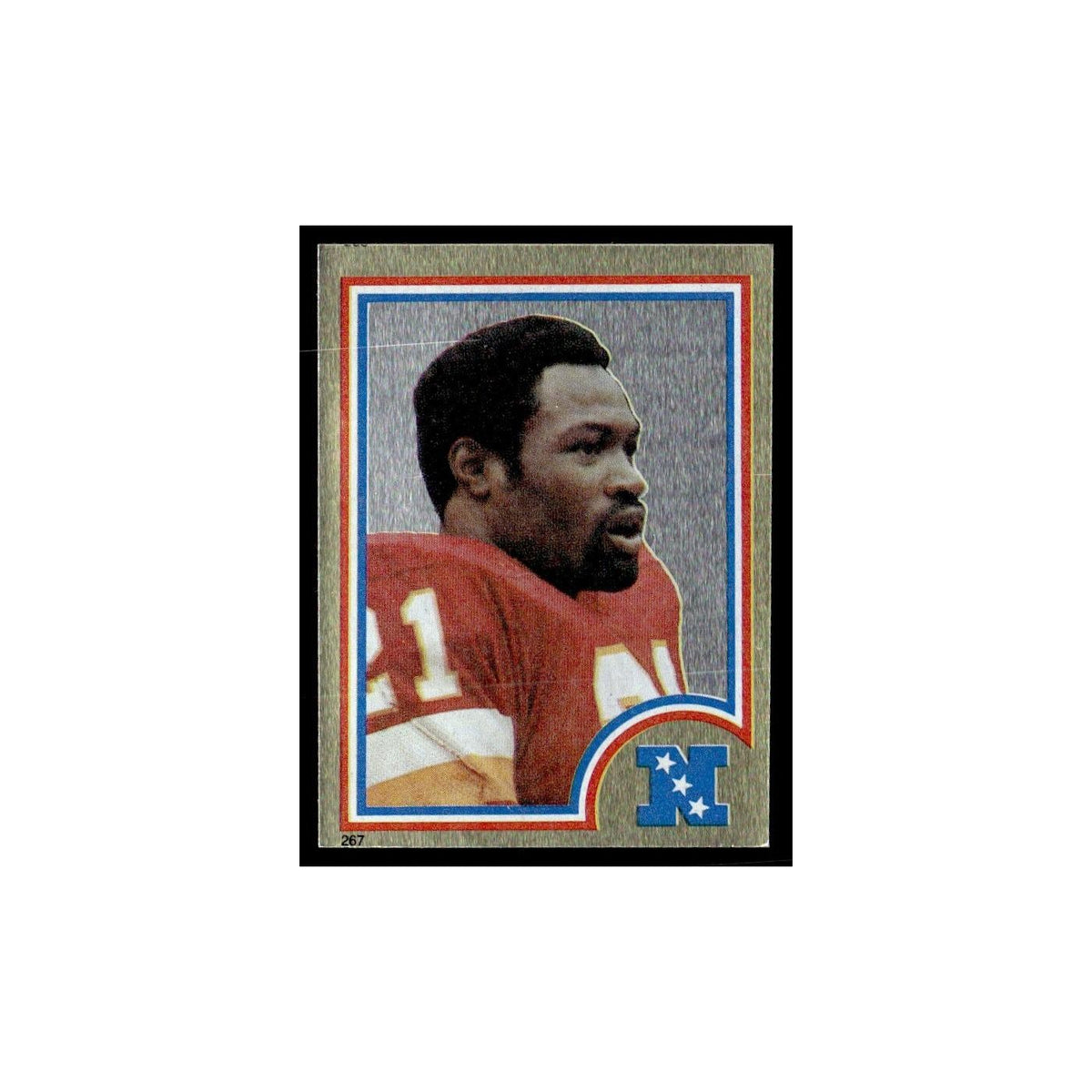 Mike Nelms 1983 Topps Stickers #267 Washington Redskins Football Card EX