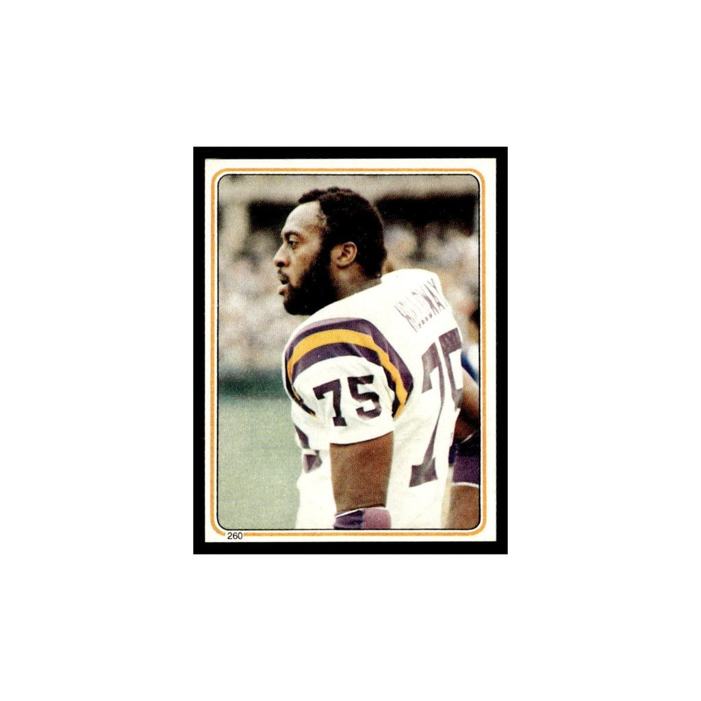 Randy Holloway 1983 Topps Stickers #260 Minnesota Vikings Football Card EX