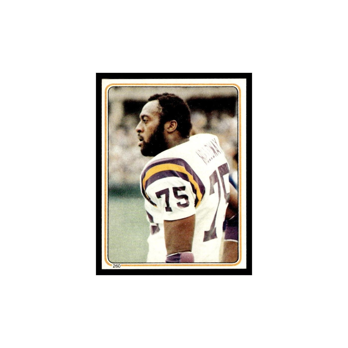 Randy Holloway 1983 Topps Stickers #260 Minnesota Vikings Football Card EX