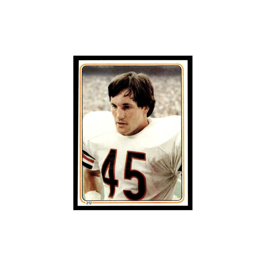 Gary Fencik 1983 Topps Stickers #212 Chicago Bears Football Card EX