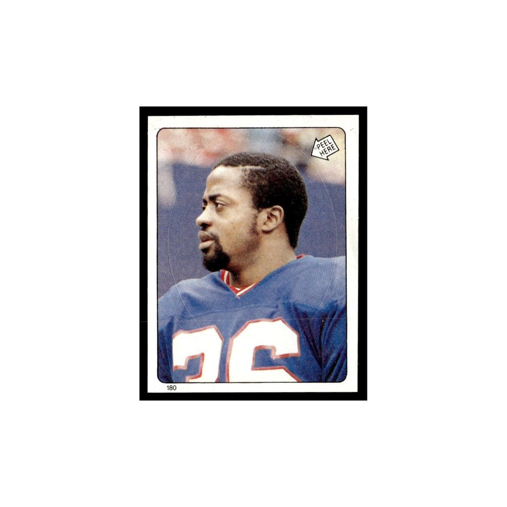 Mark Haynes 1983 Topps Stickers #180 New York Giants Football Card EX