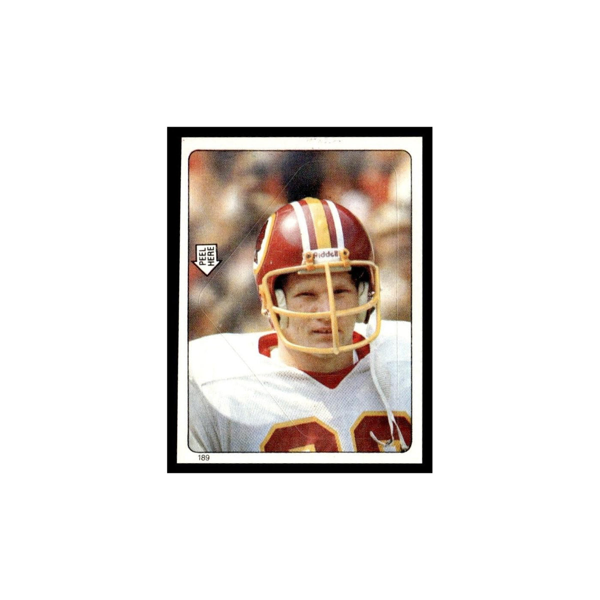 Mark Murphy 1983 Topps Stickers #189 Washington Redskins Football Card EX