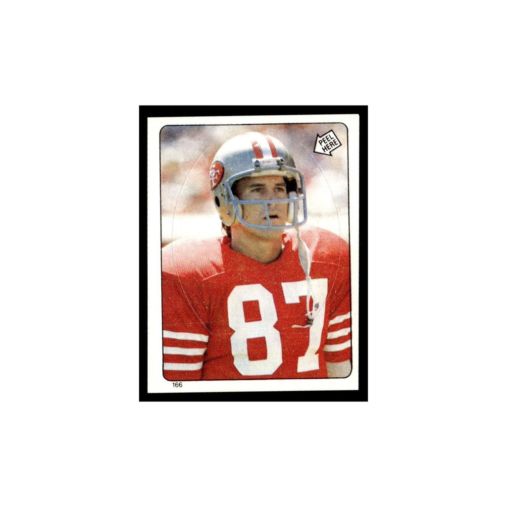 Dwight Clark 1983 Topps Stickers #166 San Francisco 49ers Football Card EX