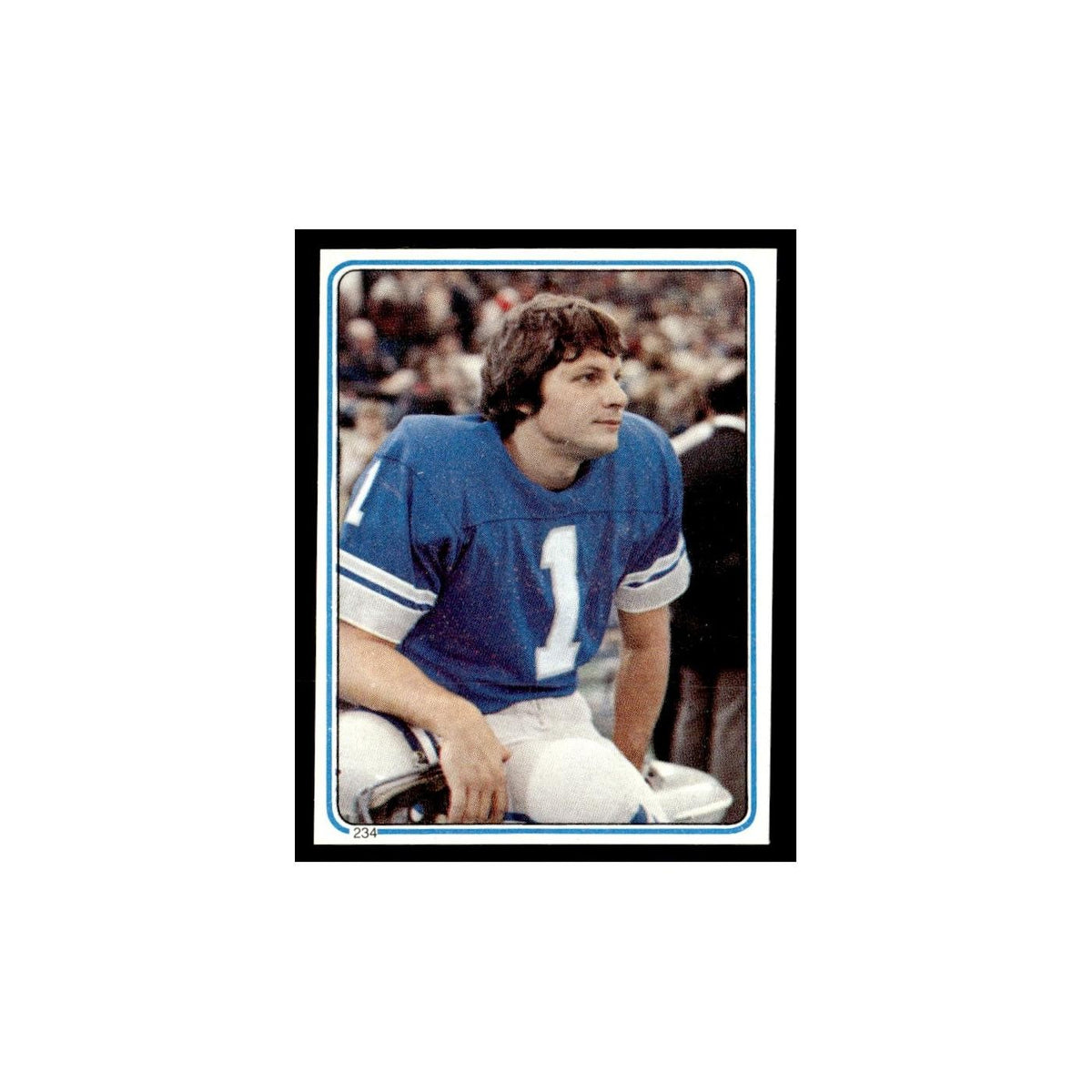 Tom Skladany 1983 Topps Stickers #234 Detroit Lions Football Card EX