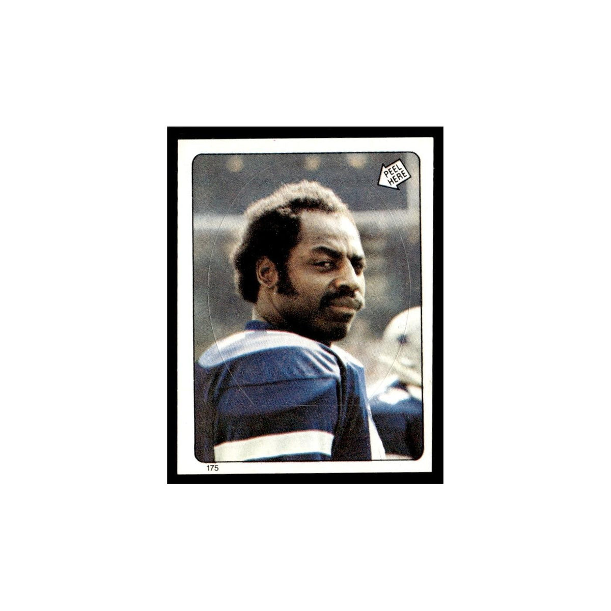 Ed Too Tall Jones 1983 Topps Stickers #175 Dallas Cowboys Football Card EX
