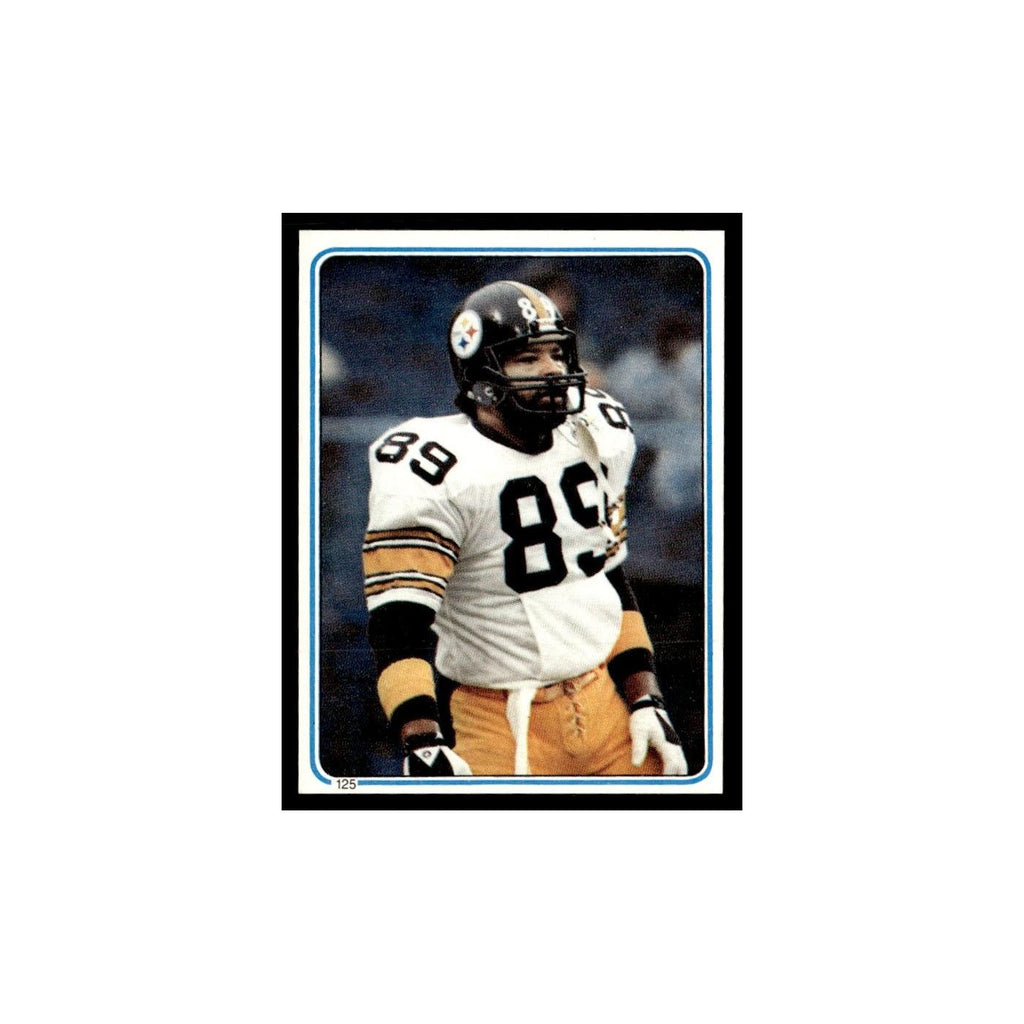 Bennie Cunningham 1983 Topps Stickers #125 Pittsburgh Steelers Football Card EX