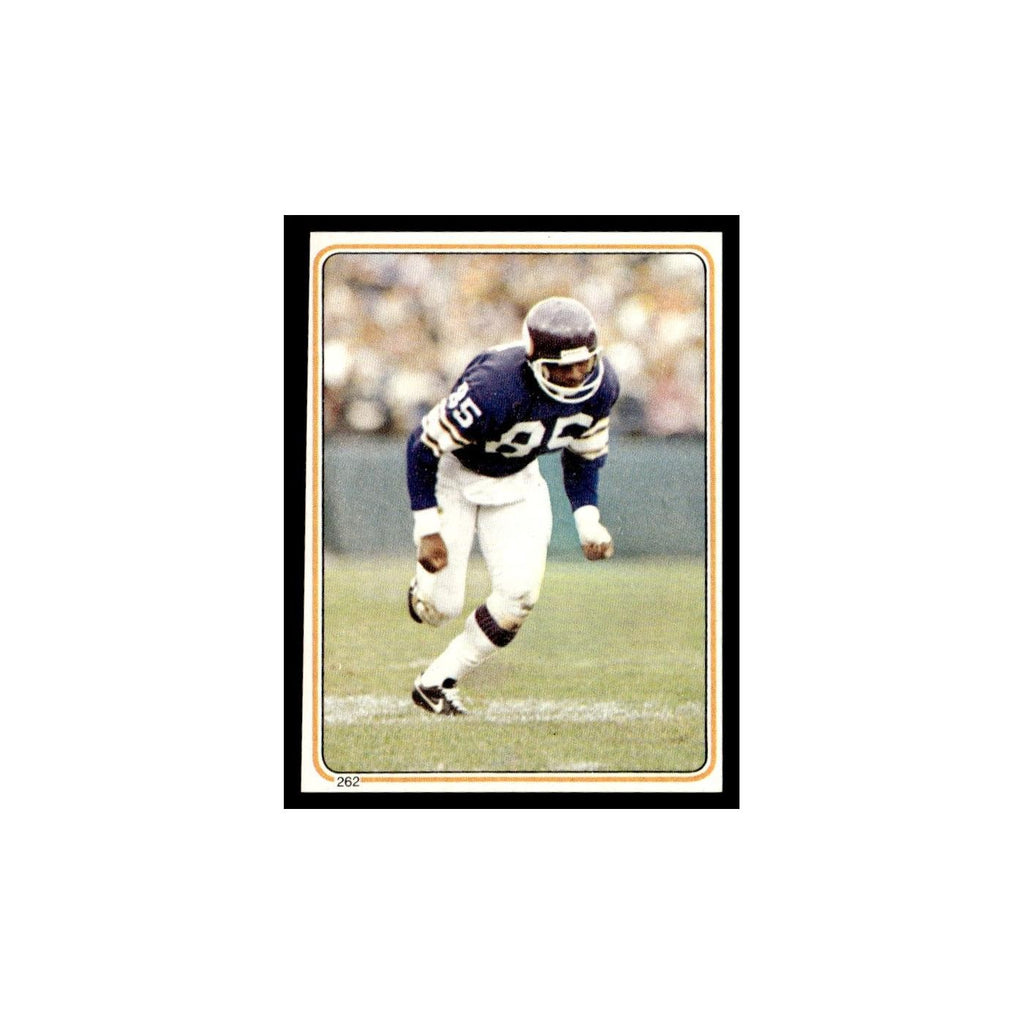 Sammy White 1983 Topps Stickers #262 Minnesota Vikings Football Card EX