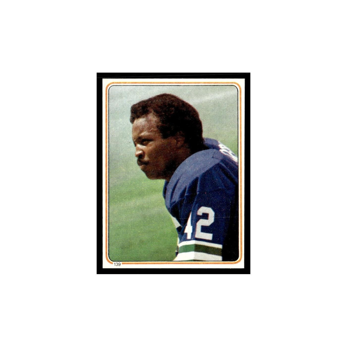 Keith Simpson 1983 Topps Stickers #139 Seattle Seahawks Football Card EX