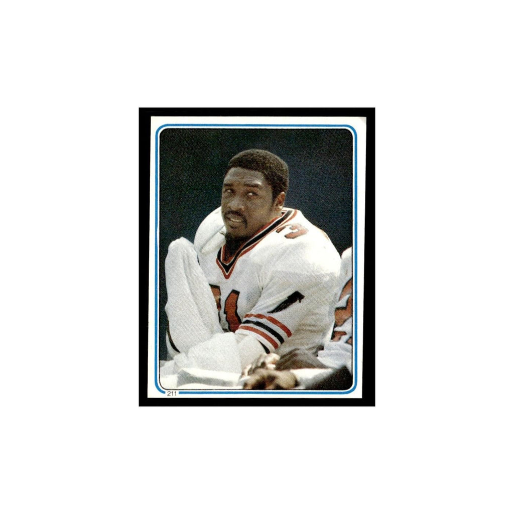William Andrews 1983 Topps Stickers #211 Atlanta Falcons Football Card EX