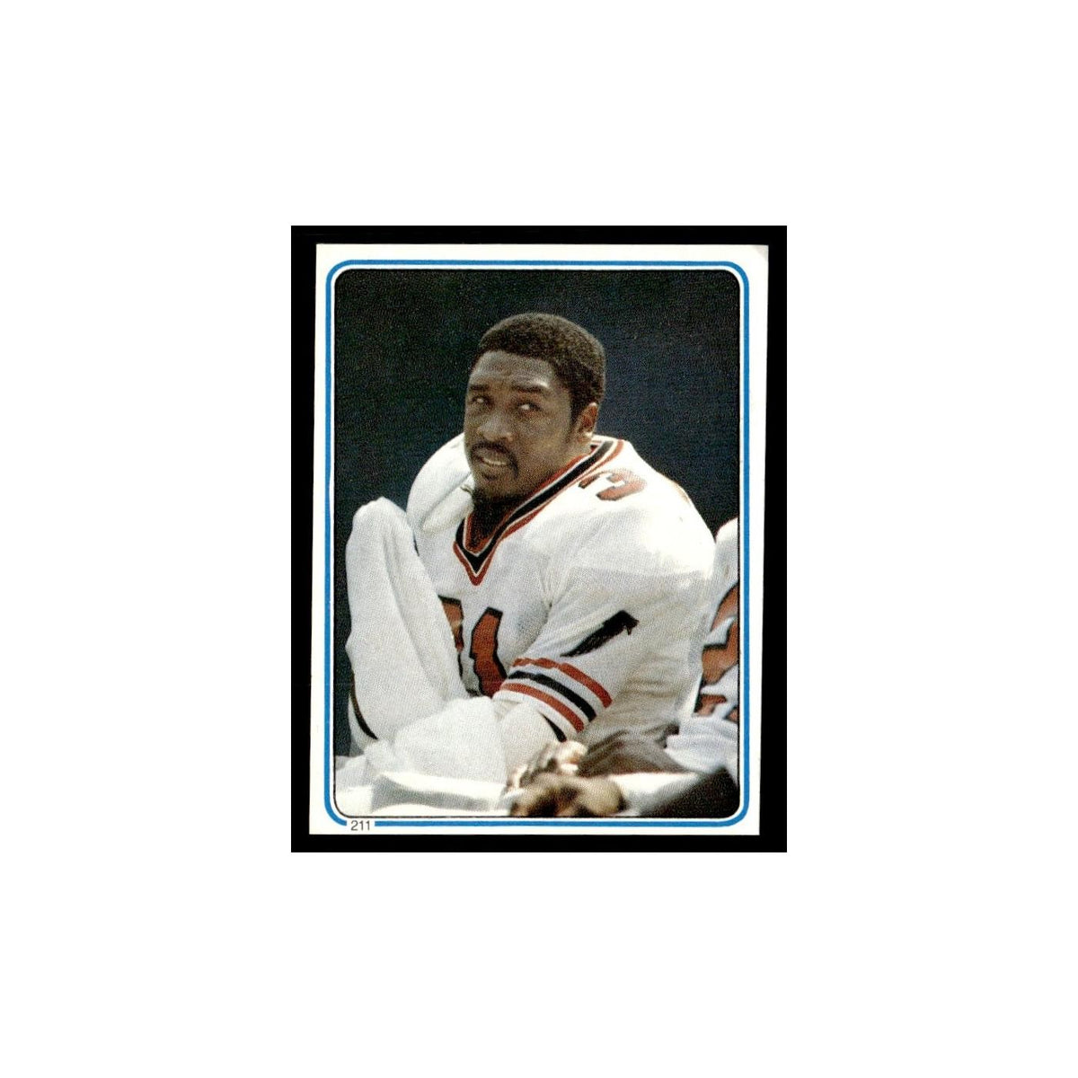 William Andrews 1983 Topps Stickers #211 Atlanta Falcons Football Card EX