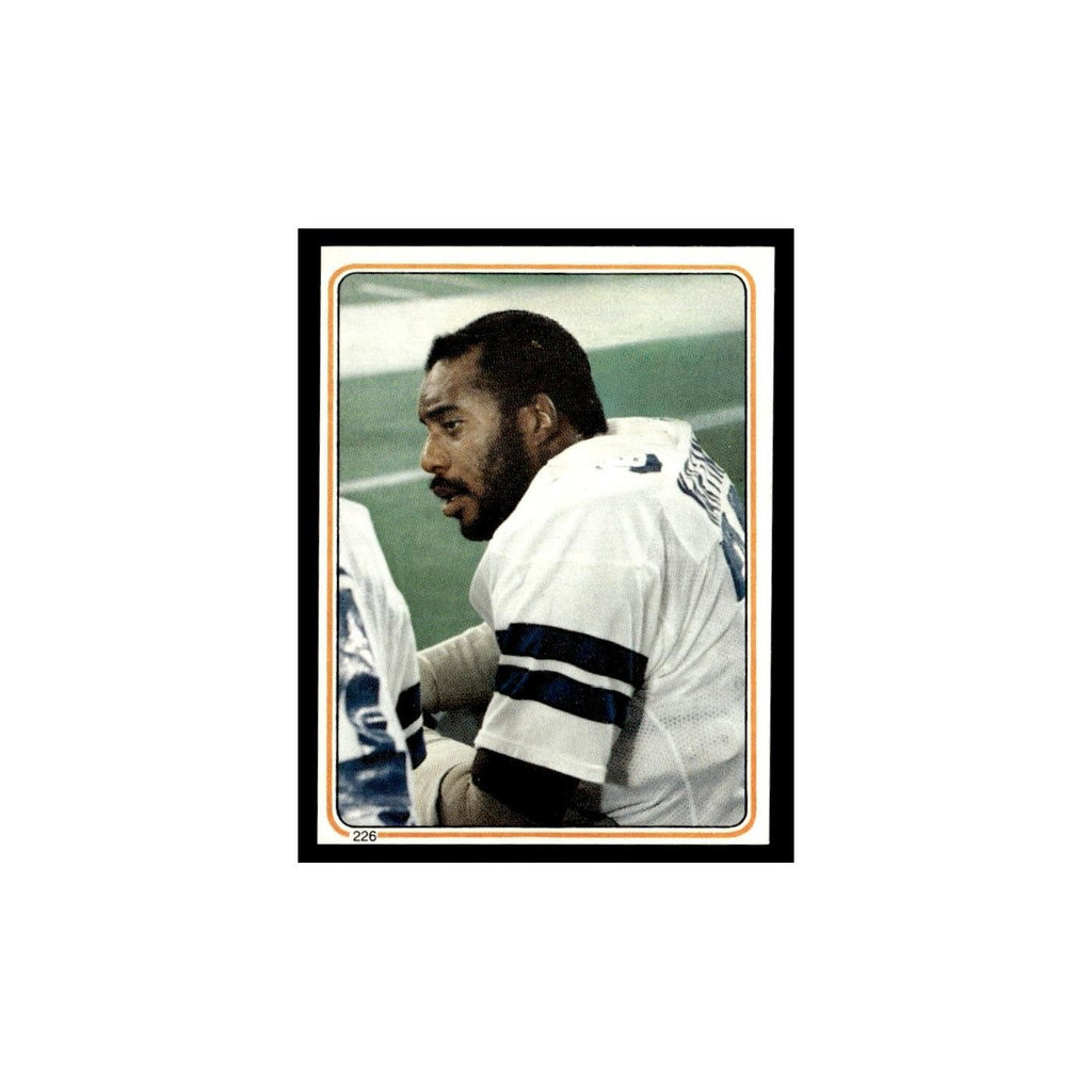 Harvey Martin 1983 Topps Stickers #226 Dallas Cowboys Football Card EX