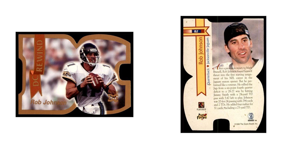 Rob Johnson 1998 The Score Board #82 Football Cards Football Card NM