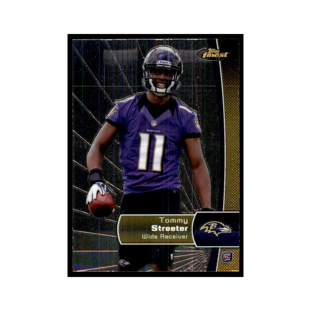 Tommy Streeter Rookie 2012 Topps Finest #150 Baltimore Ravens Football Card NM