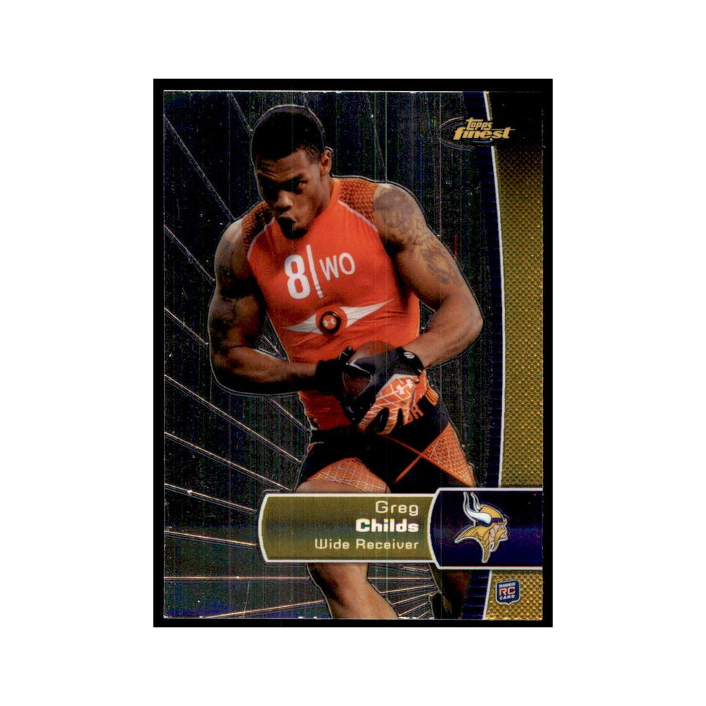 Greg Childs Rookie 2012 Topps Finest #147 Minnesota Vikings Football Card NM