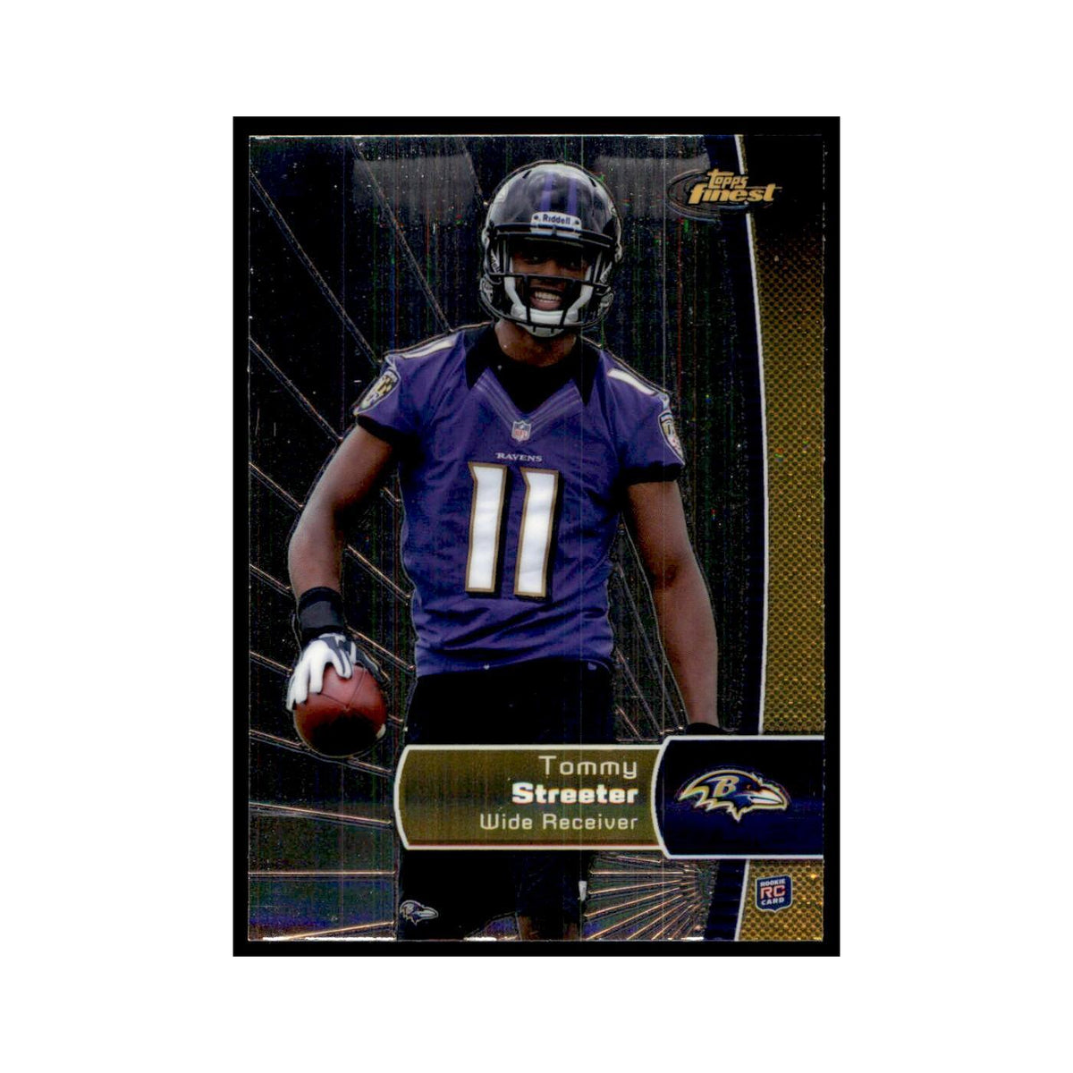 Tommy Streeter Rookie 2012 Topps Finest #150 Baltimore Ravens Football Card NM