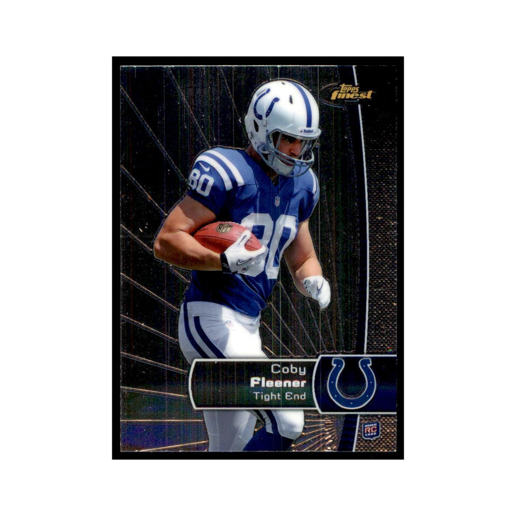 Coby Fleener Rookie 2012 Topps Finest #132 Indianapolis Colts Football Card NM