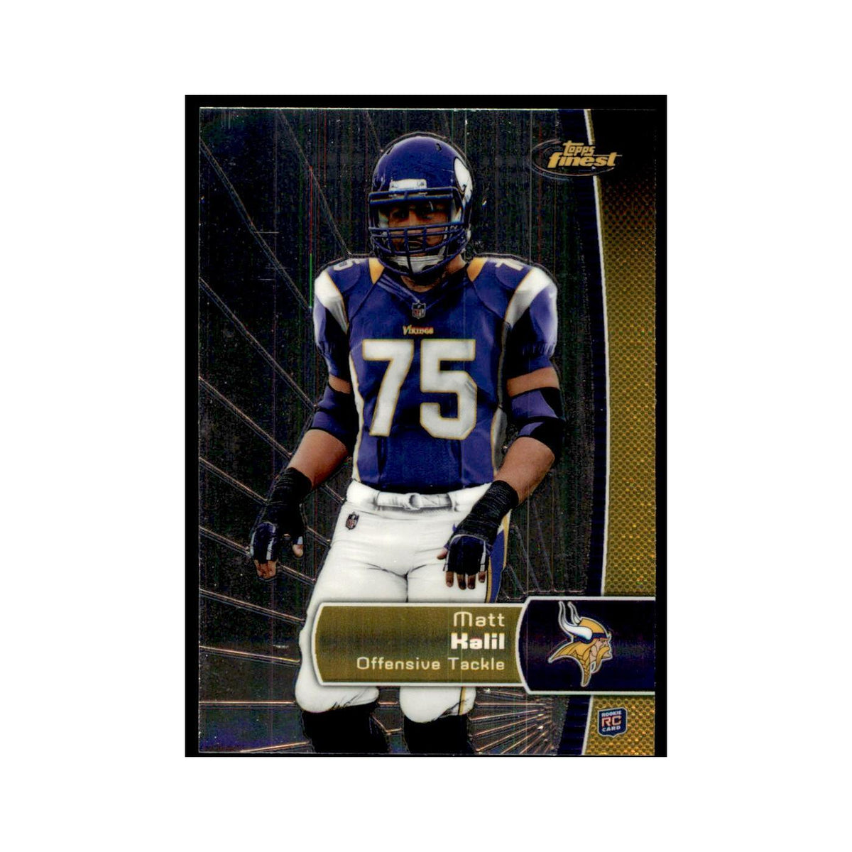 Matt Kalil Rookie 2012 Topps Finest #149 Minnesota Vikings Football Card NM
