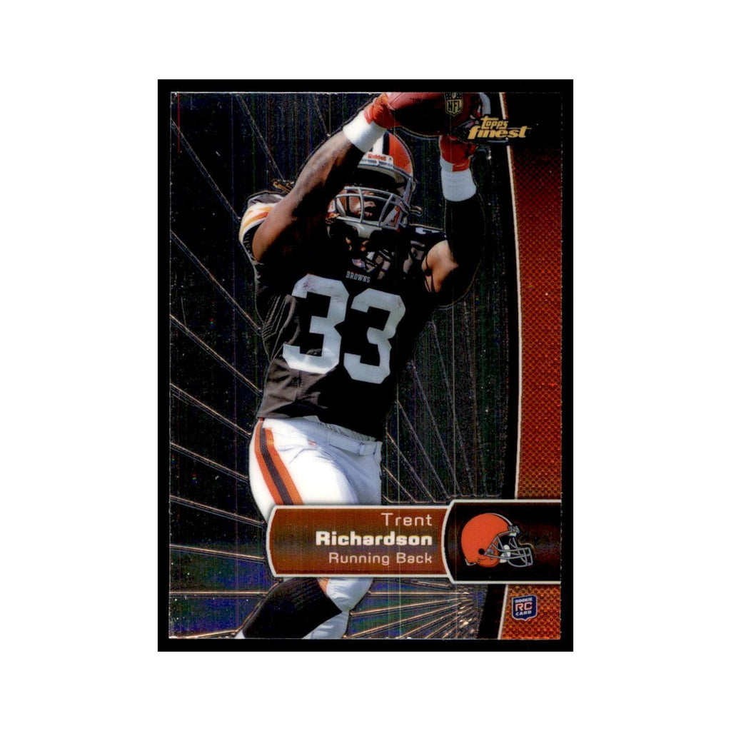 Trent Richardson Rookie 2012 Topps Finest #125 Cleveland Browns Football Card NM