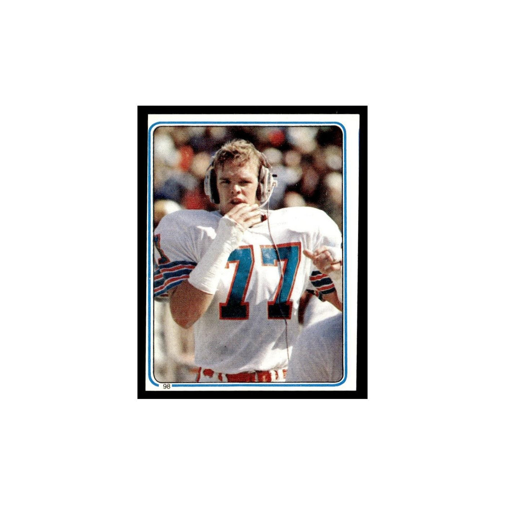 A.J. Duhe 1983 Topps Stickers #98 Miami Dolphins Football Card EX
