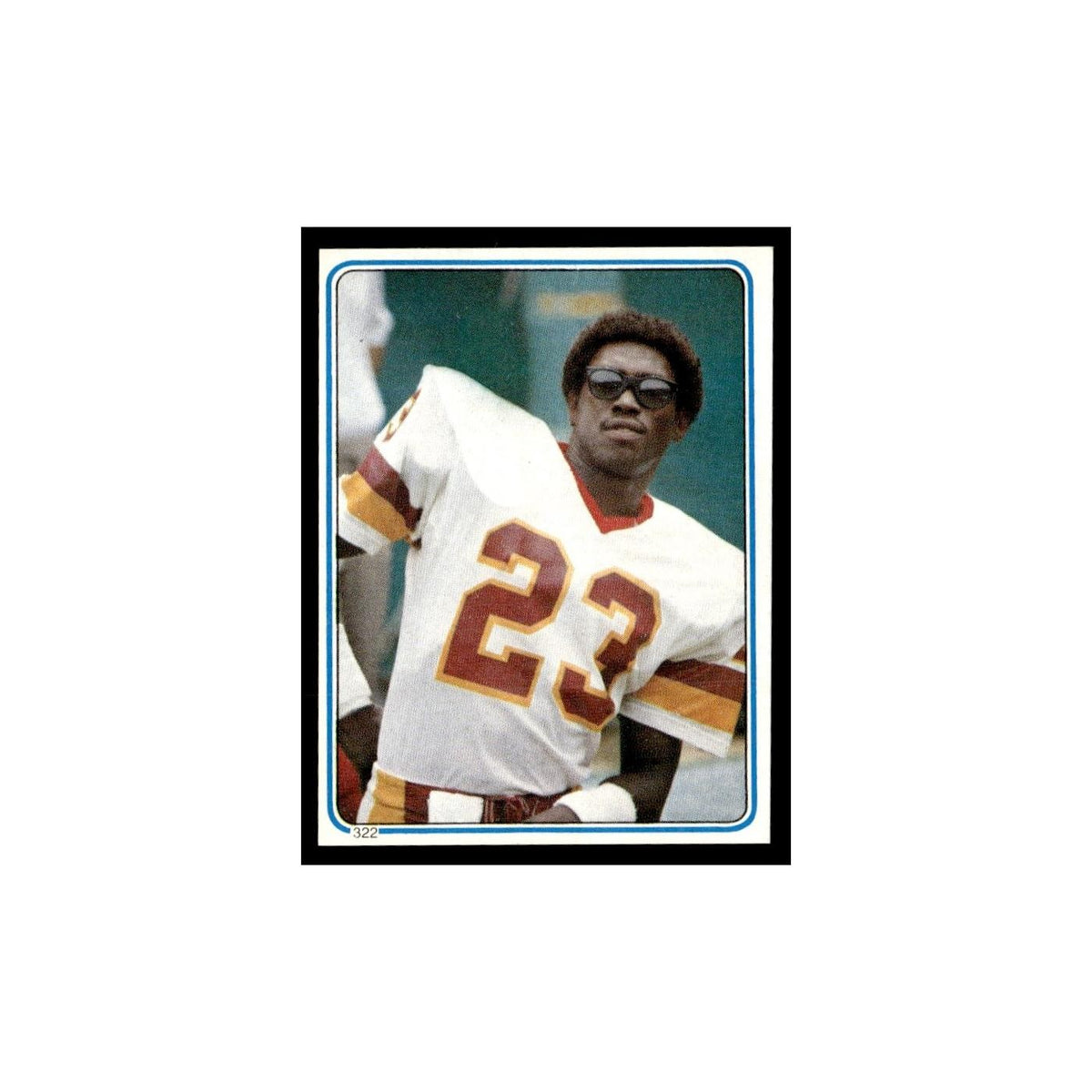 Tony Peters 1983 Topps Stickers #322 Washington Redskins Football Card EX