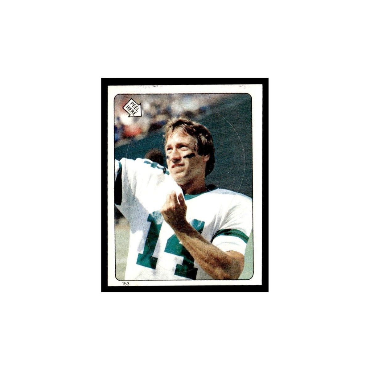 Richard Todd 1983 Topps Stickers #153 New York Jets Football Card EX