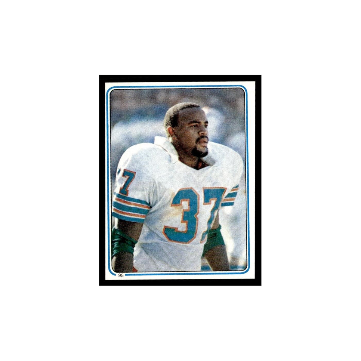 Andra Franklin 1983 Topps Stickers #95 Miami Dolphins Football Card EX