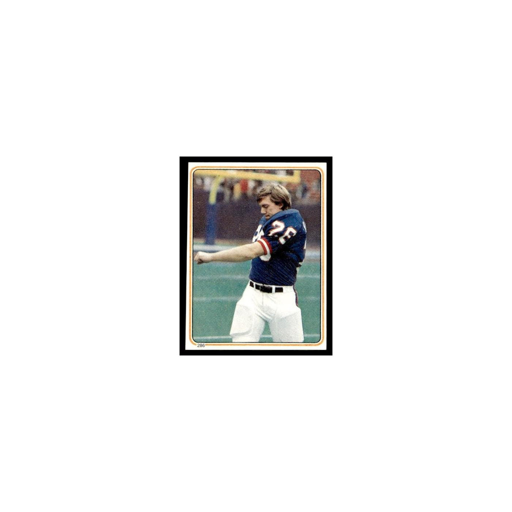 Rob Carpenter 1983 Topps Stickers #286 New York Giants Football Card EX