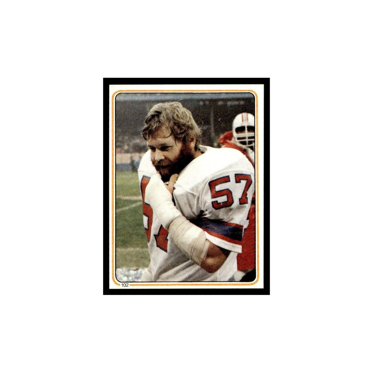 Steve Nelson 1983 Topps Stickers #102 New England Patriots Football Card EX