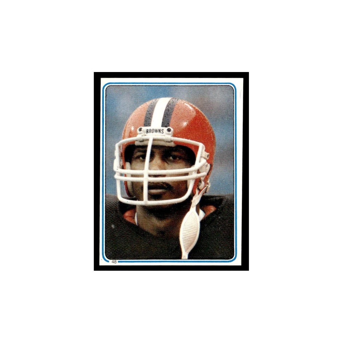 Mike Pruitt 1983 Topps Stickers #48 Cleveland Browns Football Card EX