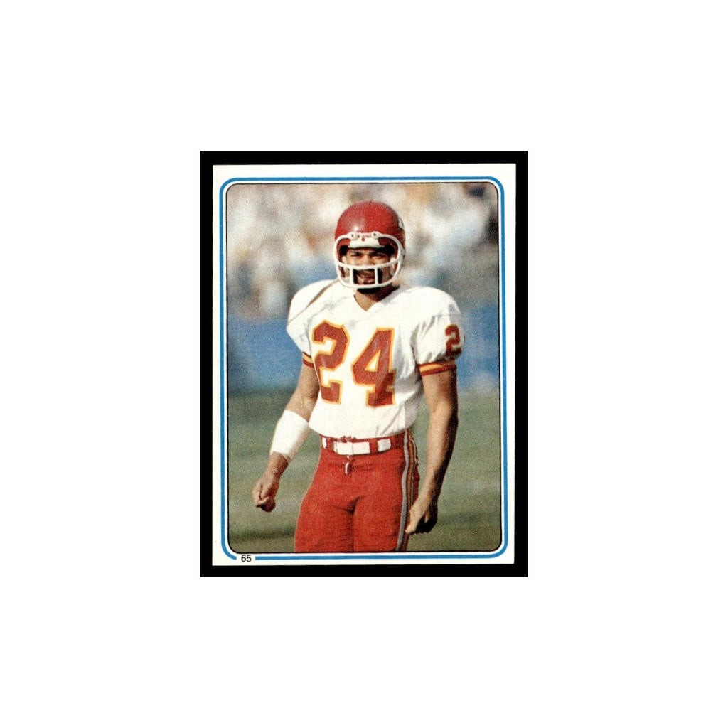 Gary Green 1983 Topps Stickers #65 Kansas City Chiefs Football Card EX