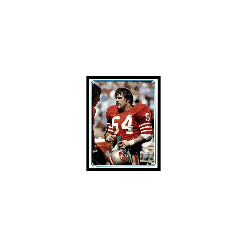 Jack Reynolds 1983 Topps Stickers #308 San Francisco 49ers Football Card EX