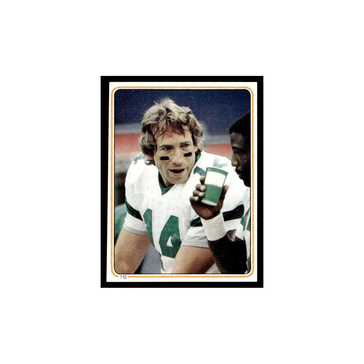 Richard Todd 1983 Topps Stickers #112 New York Jets Football Card EX