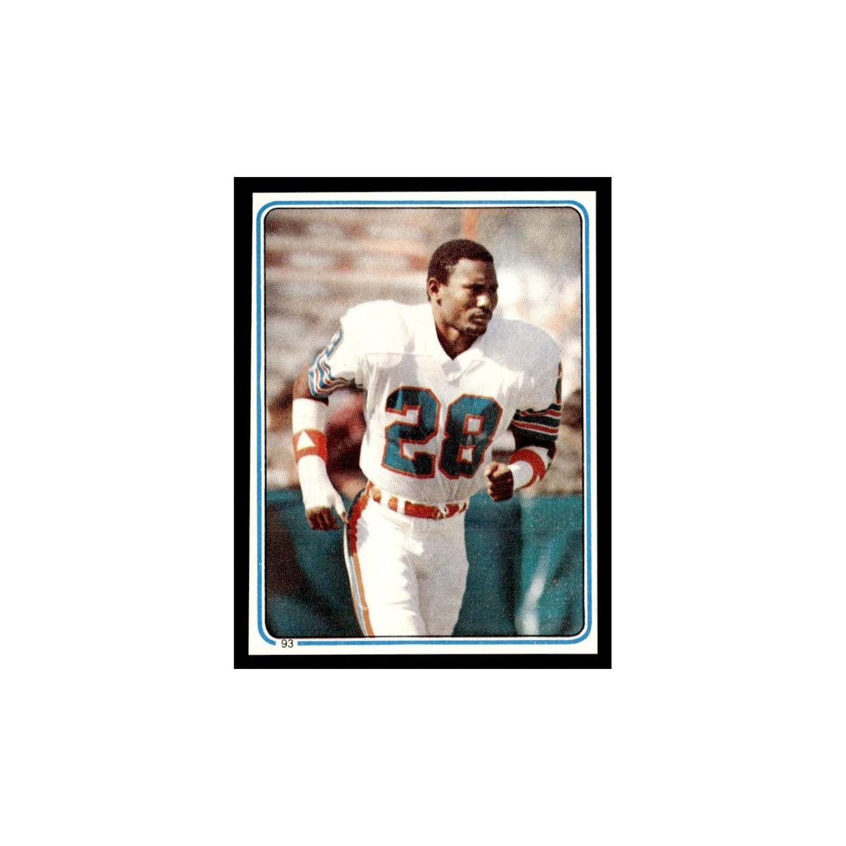 Don McNeal 1983 Topps Stickers #93 Miami Dolphins Football Card EX