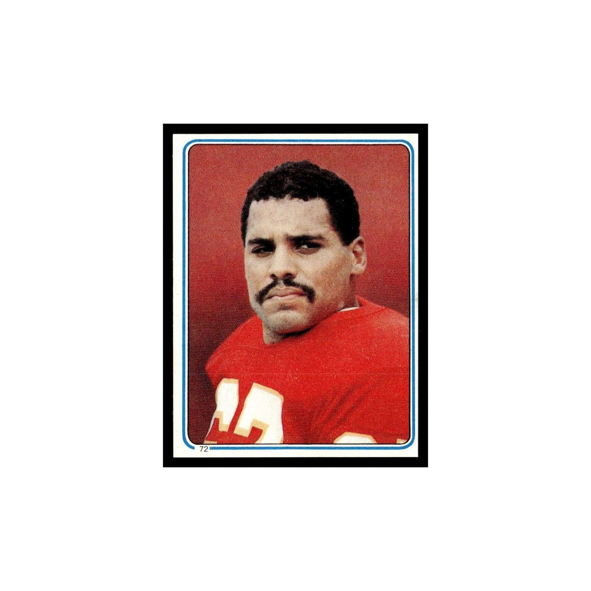 Art Still 1983 Topps Stickers #72 Kansas City Chiefs Football Card EX