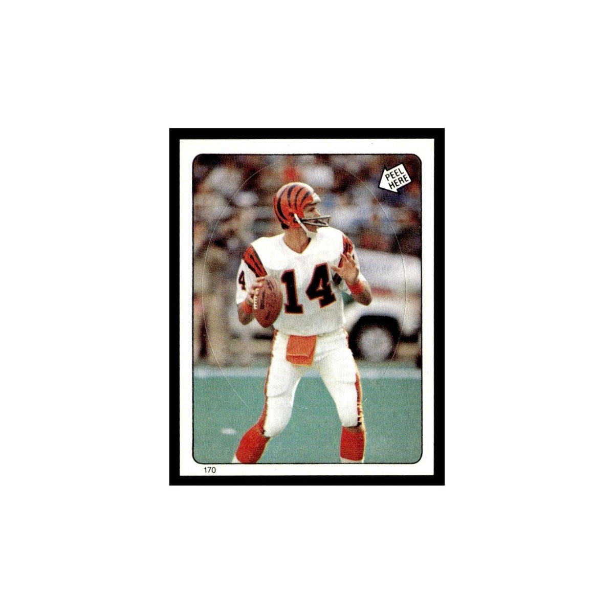Ken Anderson 1983 Topps Stickers #170 Cincinnati Bengals Football Card EX