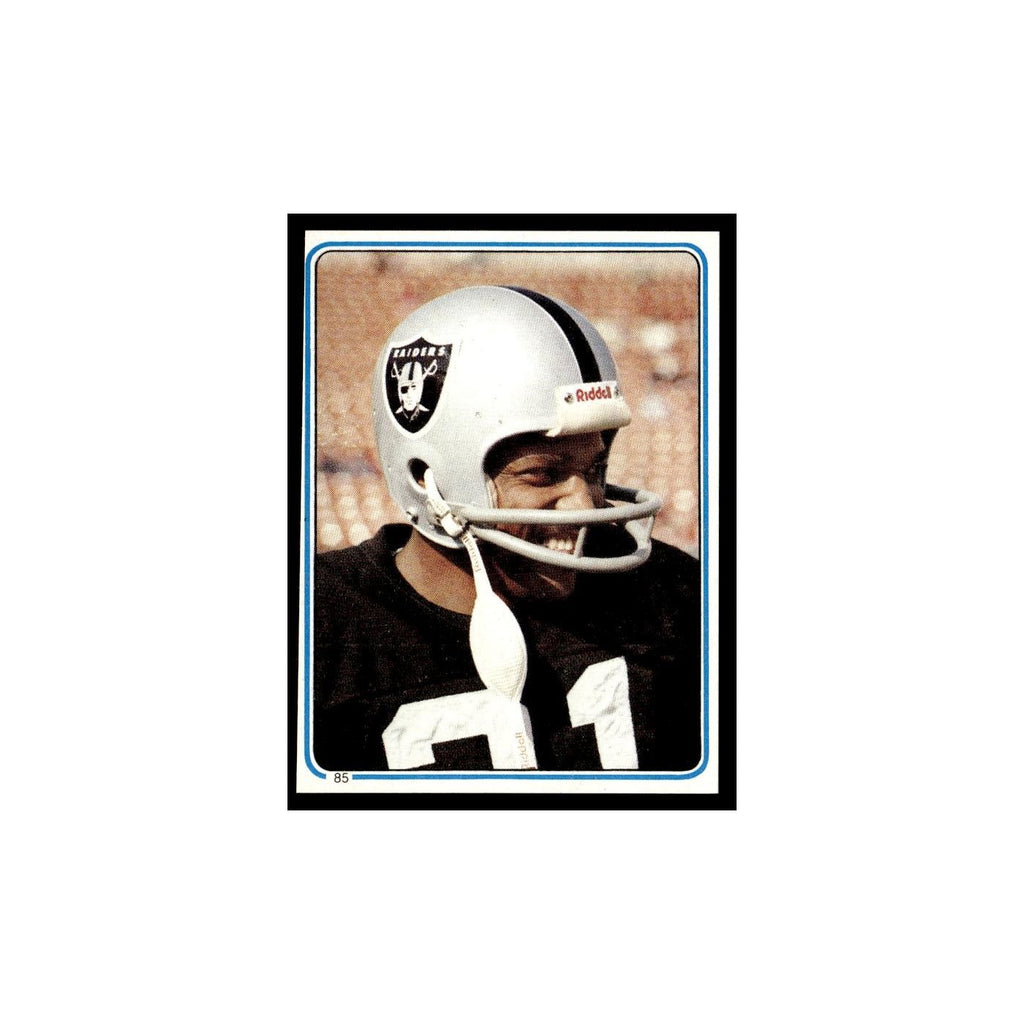 Cliff Branch 1983 Topps Stickers #85 Los Angeles Raiders Football Card EX