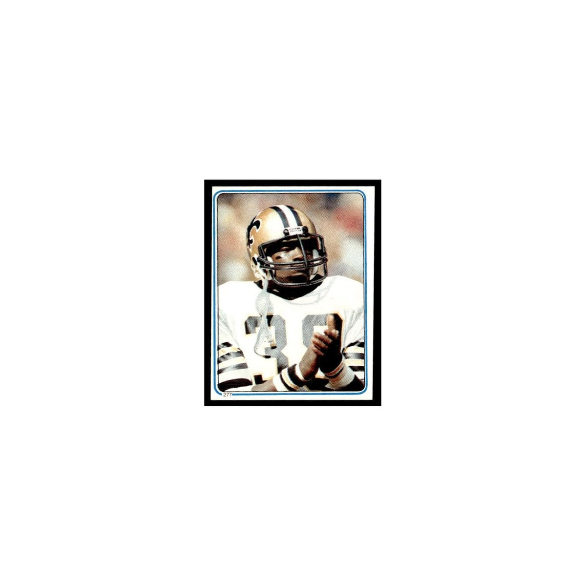 George Rogers 1983 Topps Stickers #277 New Orleans Saints Football Card EX