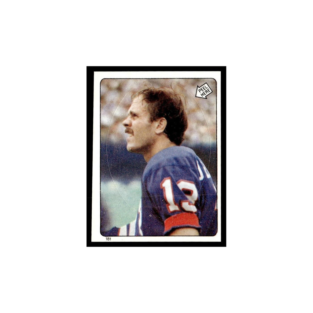 Dave Jennings 1983 Topps Stickers #181 New York Giants Football Card EX