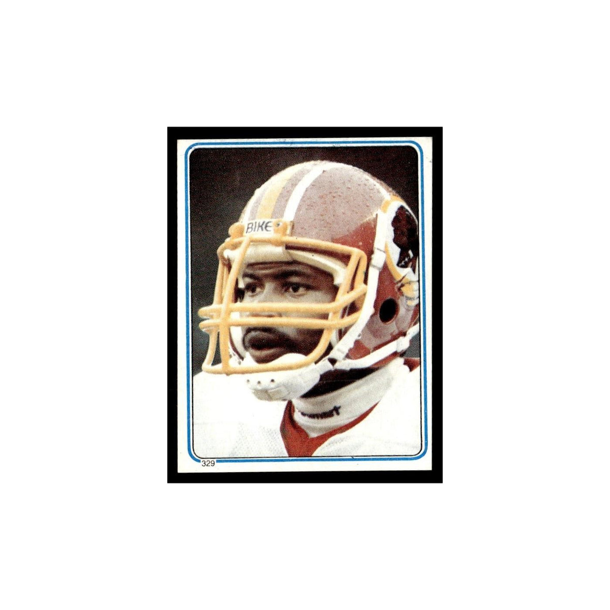 Mike Nelms 1983 Topps Stickers #329 Washington Redskins Football Card EX
